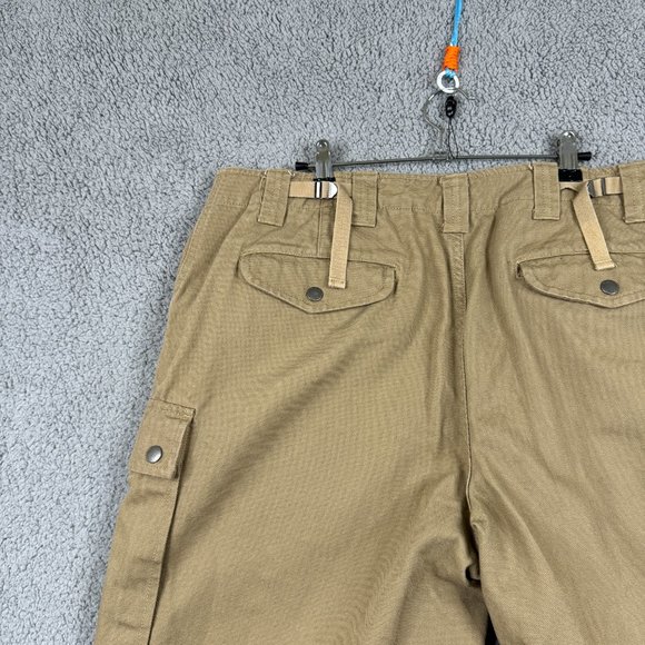 Duluth Trading Co Shorts Mens Size 40 Brown Heavy Canvas Cargo Shorts 9" Inseam - Picture 3 of 16